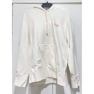 Champion x Todd Snyder Processed Sportswear Hoodie Pullover Sz Large Ivory/Cream